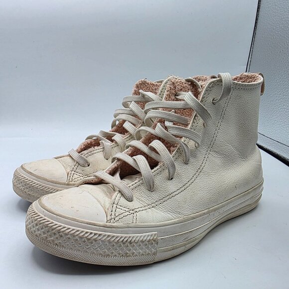 Converse Chuck Taylor All Star Womens Size 6 White Shoes Perfect Is Not Perfect - Picture 4 of 13